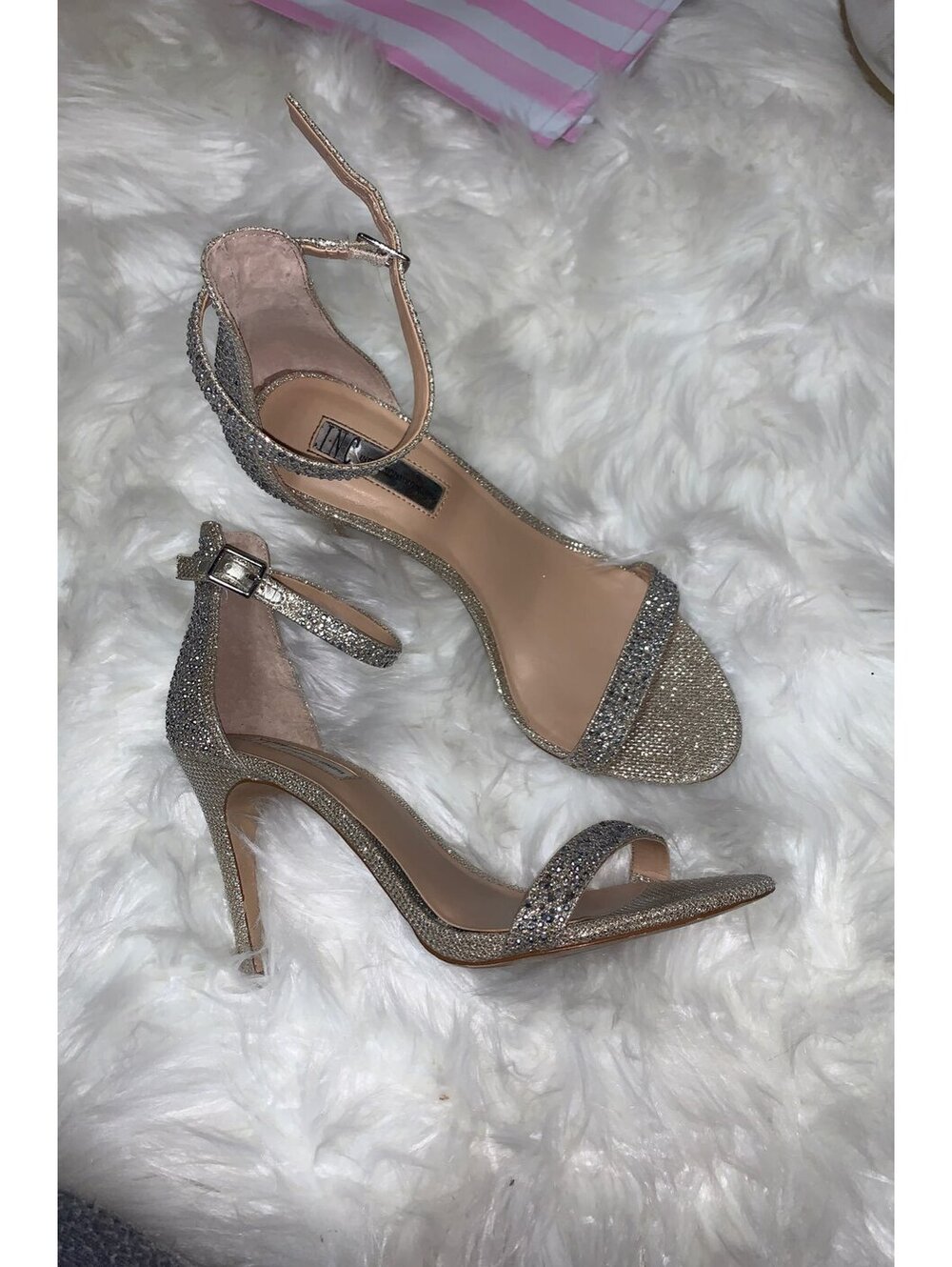 Silver INC Heels